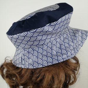 chapeau de pluie femme décor japon